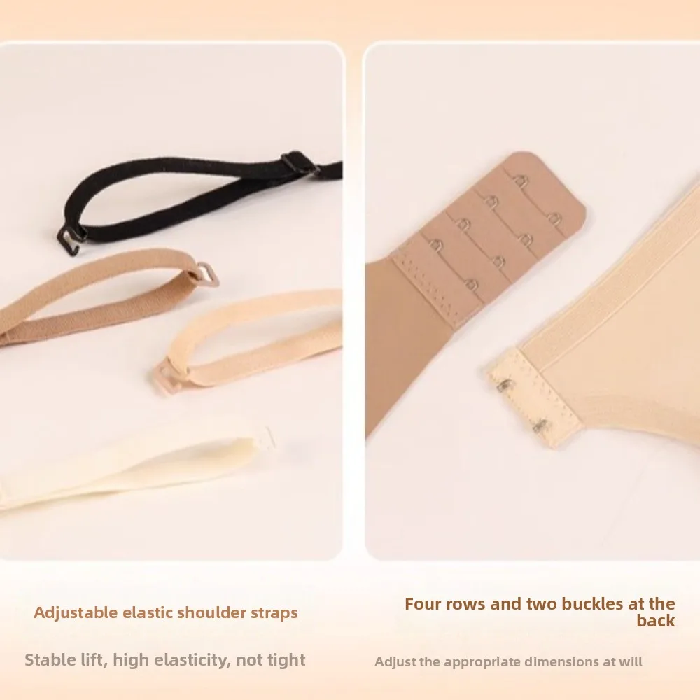 حمالة صدر لاسلكية نصف كوب بدون أثر نصف كوب حمالة صدر مضادة للترهل للنساء صدر مجمع قابل للتعديل حمالات صدر بدون خياطة للفتيات والنساء