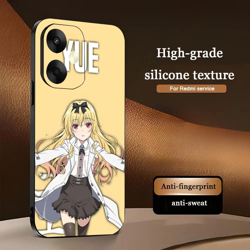 เคสโทรศัพท์ลายอนิเมะ Arifureta สำหรับ Xiaomi Redmi 14C 13C 12C Note14 13 12 11 10 Pro Plus S  แบบนิ่ม สีดำ