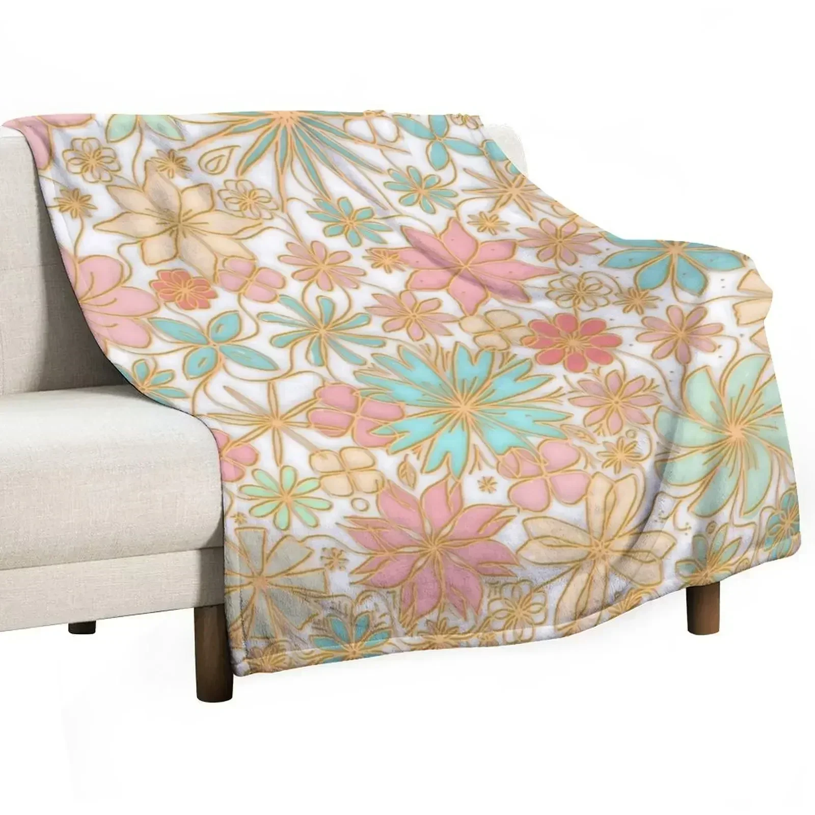 peace flowers Throw Blanket Sofa Quilt funny gift Thins heavy to sleep For Baby Nap Blankets