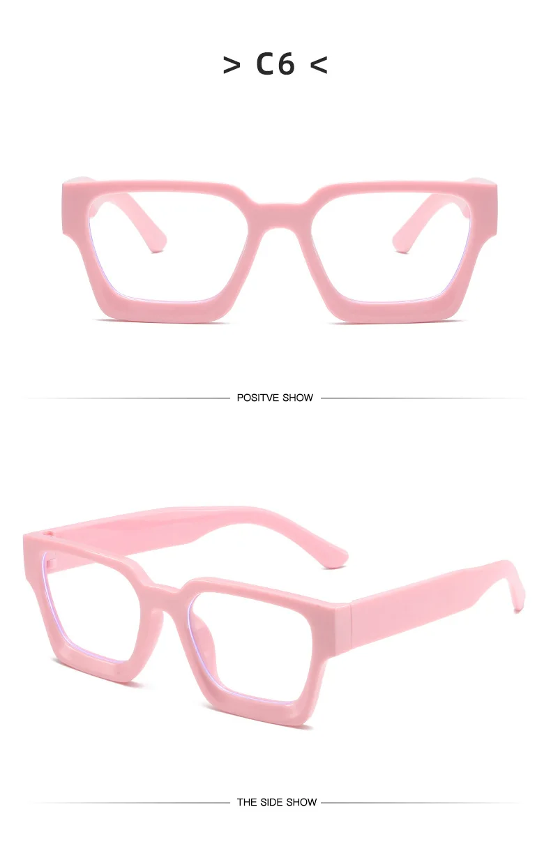Neue Transparente Computer Brille Rahmen Frauen Männer Anti Blau Licht Platz Brillen Blockieren Gläser Optische Spektakel Brillen ﻿ – Detail 13