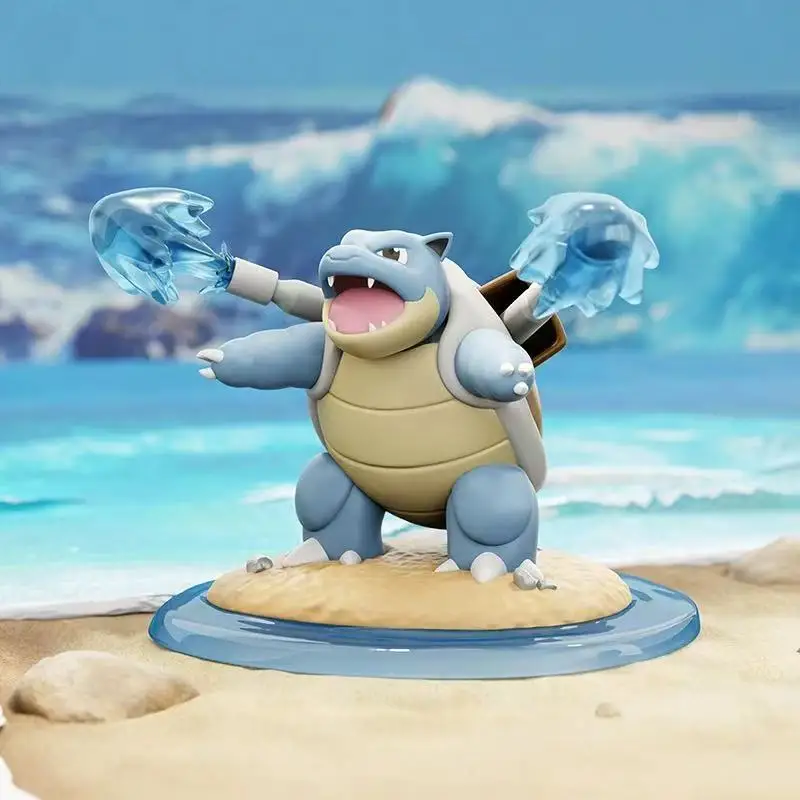 Pok é mon CHARIZARD LAPRAS ARCANINE DRAGONITE سلسلة وقت المعركة المشهد الحلي لعب الأطفال اليدوية هدايا عيد الميلاد دمية