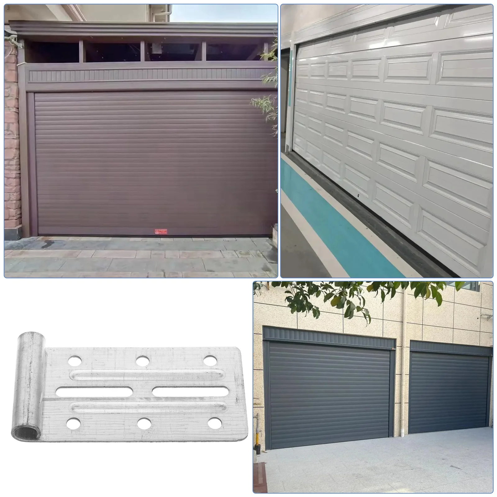 دعامة علوية لباب المرآب للأبواب السكنية، حديد عالي التحمل، توافق واسع، سهل التركيب، أجهزة باب المرآب المتينة #5