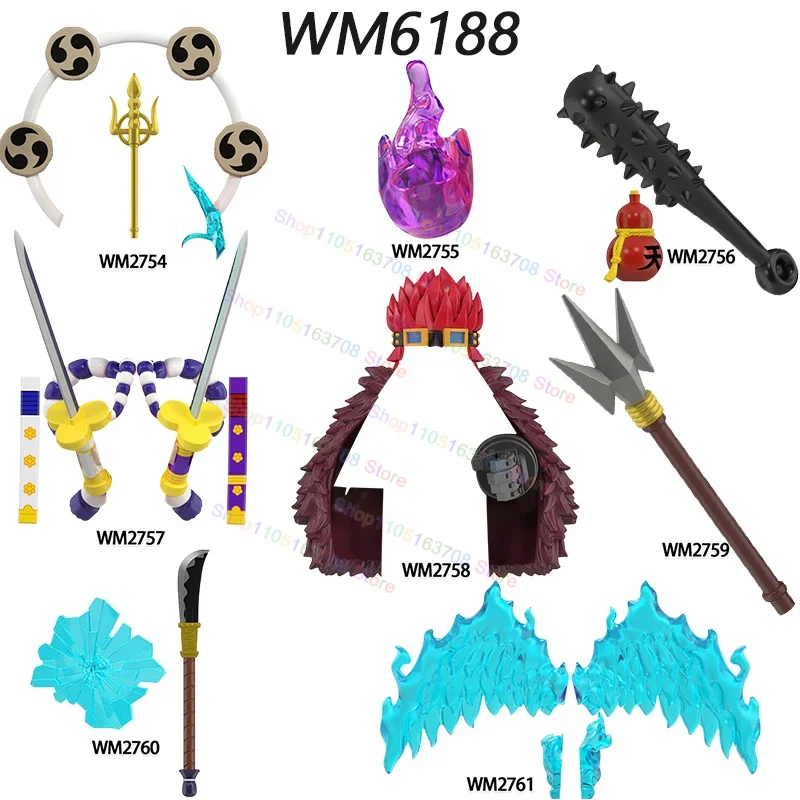 WM6187 WM6188 WM6189 figurines d'action Mini blocs de construction bricolage assemble jouets jouets pour enfants cadeaux d'anniversaire