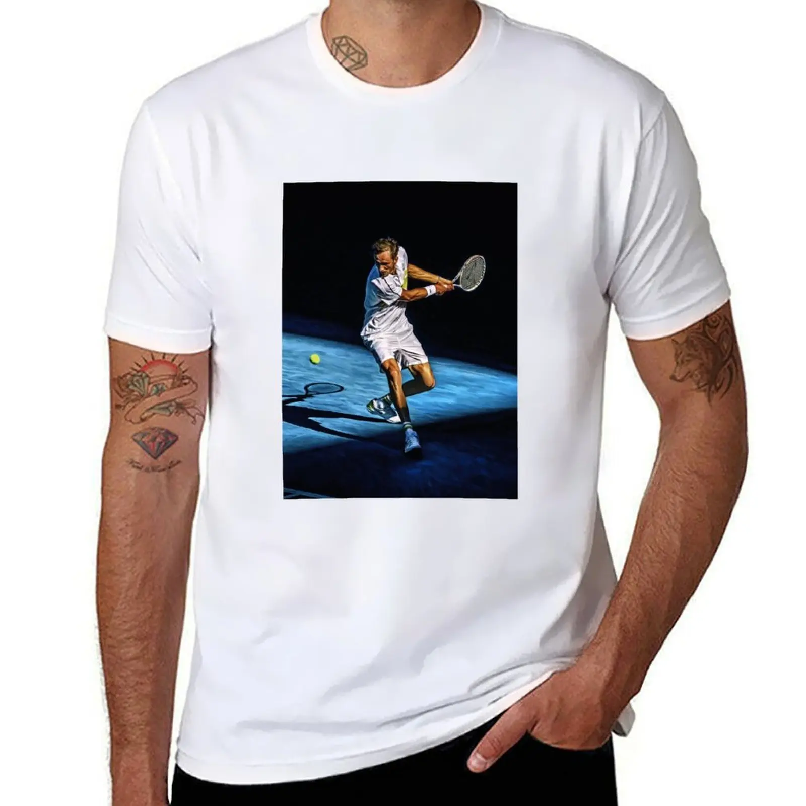 

Daniil Medvedev T-Shirt man t shirt summer printed t shirts for man T-Shirt