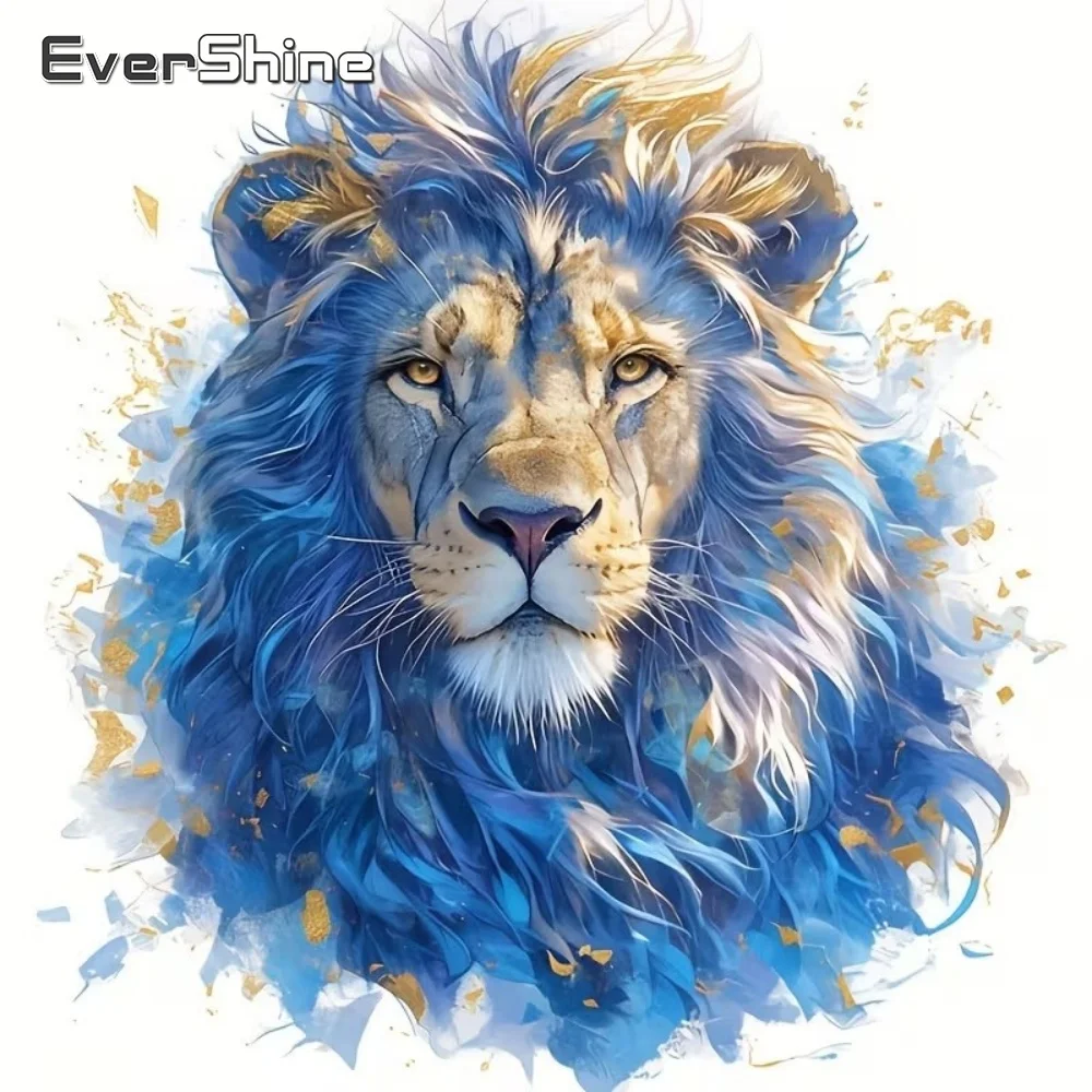 EverShine Neuerscheinung Diamant-Malerei Tier-Löwen-Set DIY Stickerei Kreuzstich-Set Mosaik Wohnzimmer Kunsthandwerk