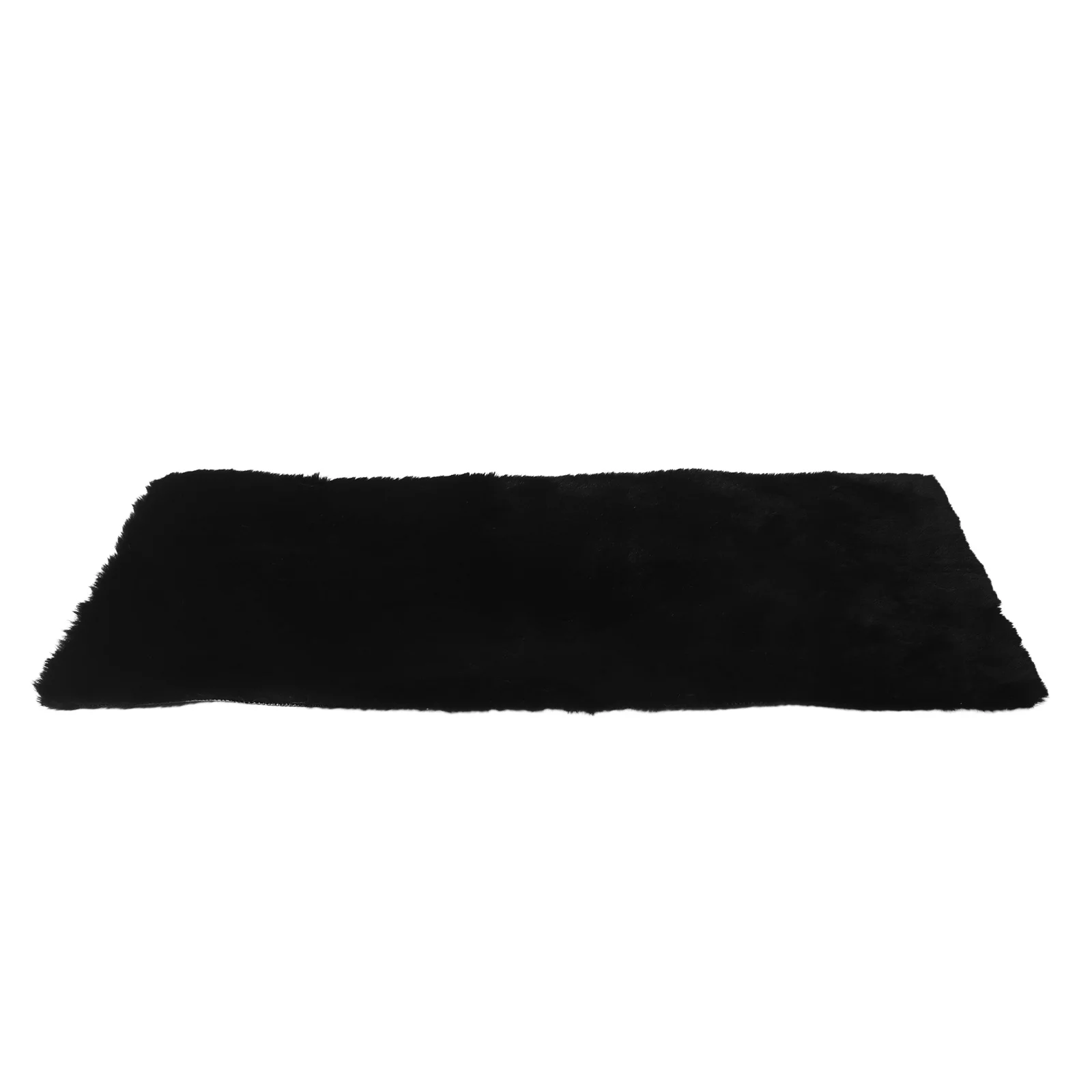 

Black Rectangle Short Soft Table Pad Non Slip Vanity Mat Dressing Table Desk Cover Bedroom Waterproof Desktop Protector