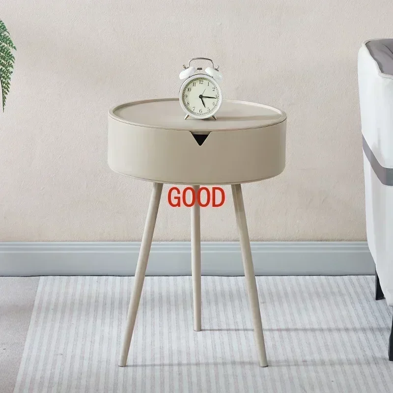 Modern Simple Bedroom Bedside Table Rental Room with Bed Side Table Storage Small Table