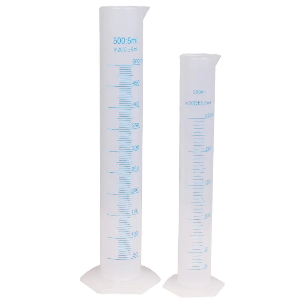 1 Pc 10ml/25/50/100/250/500/1000ml Measuring Cup Transparent Kitchen Graduated Cylinder Test Tube Scientific Laboratory Tool