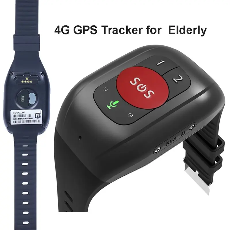 ^Arrival SOS Urgent Call 4G LTE GPS Tracker Smart Watch Bracelet Temperature Sensor Fall Detection For The Elderly