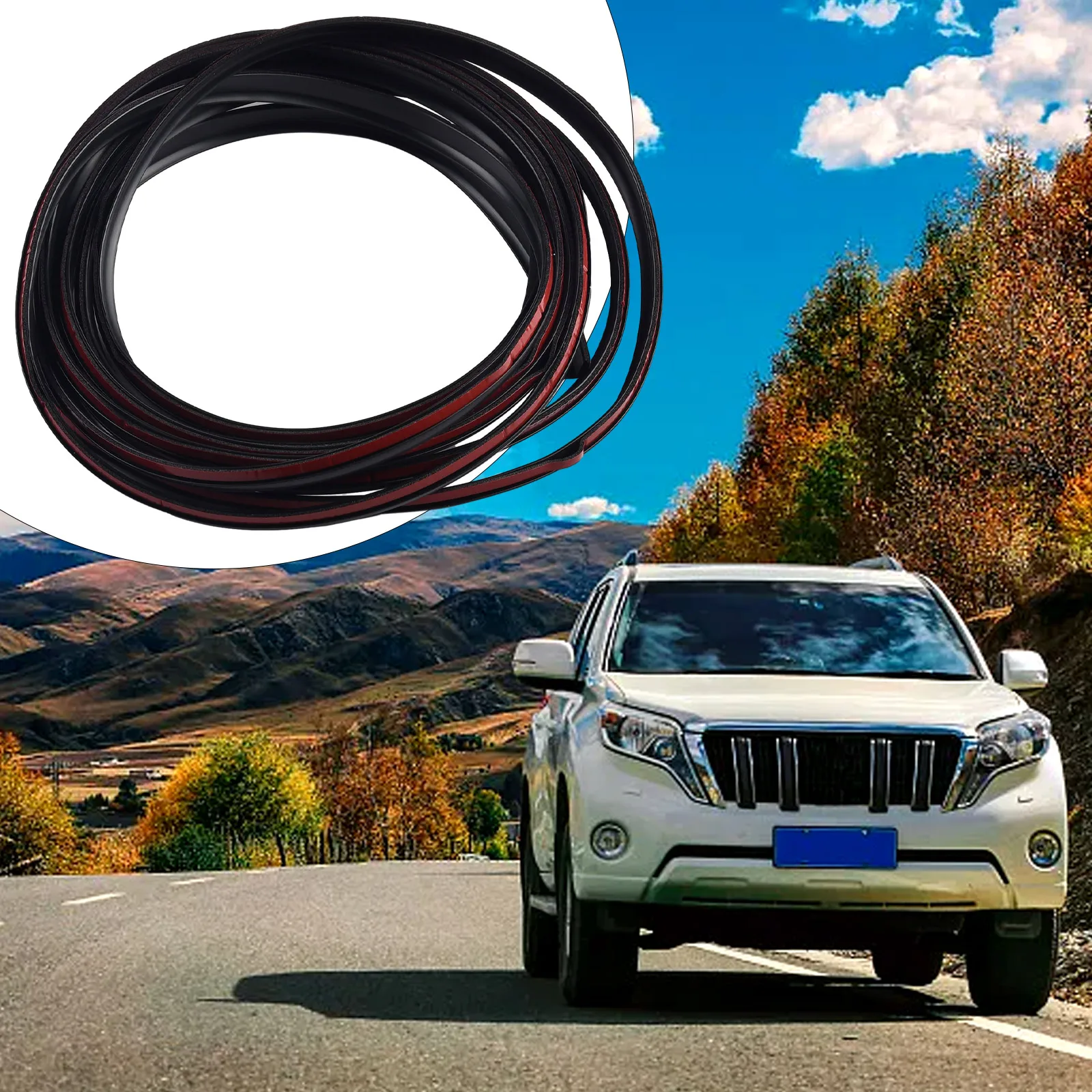 

Car Sealing Strip EPDM Rubber Fender Front Rear Bumper & Lip Front Rear Bumper&Lip Rubber Side Skirt Trim Weatherproof
