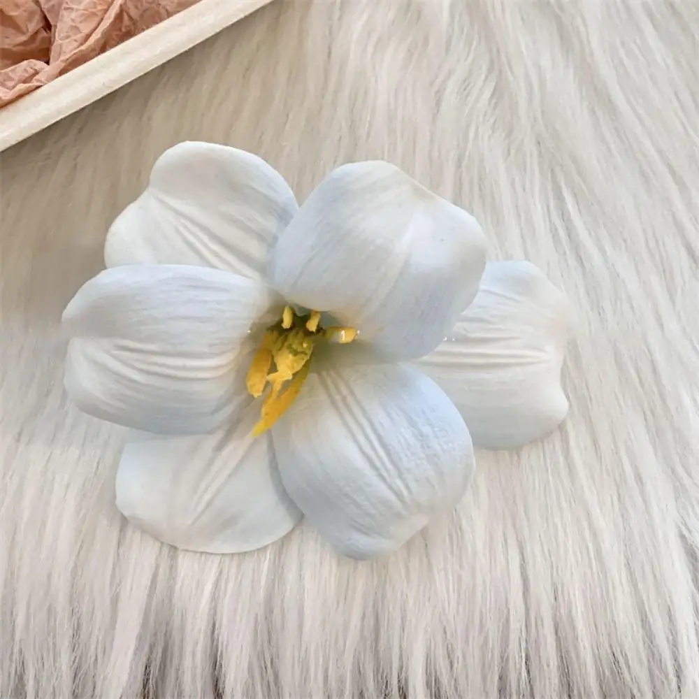 

Fashion Cloth Simulation Flower Hair Clip Korean Style Seaside Vacation Headwear Tulip Flower Hairpin Barrettes Headdress Girl