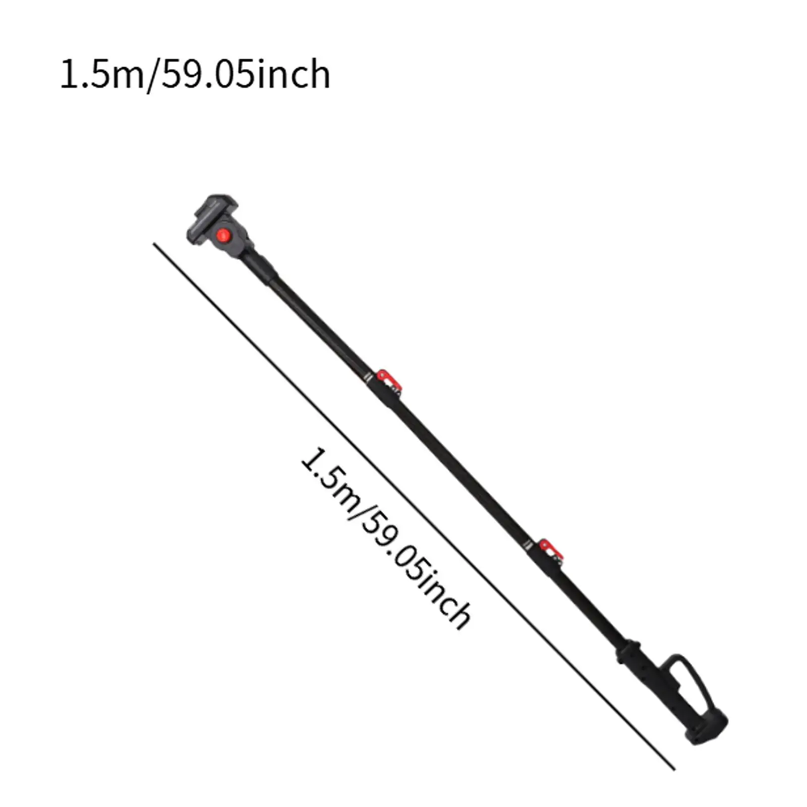 Telescoping Rod Lawn Handheld Chainsaw Part Tool Electric Pruner Attachment Telescopic Extension Pole for Tree Trimming Outdoor