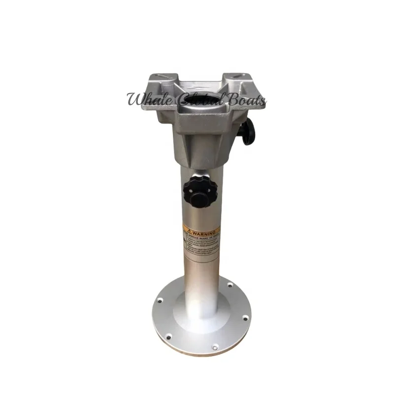 

STLF Marine Locking Aluminum Seat Pedestal Adjustable with Lift Height 50-75cm
