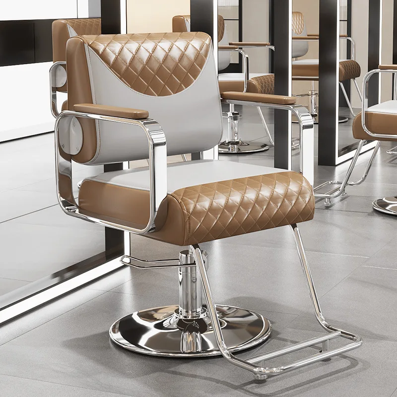 

Fashion Salon Furniture Personalized Barber Chair Hairdressing Shaving Chair Comfortable Beauty