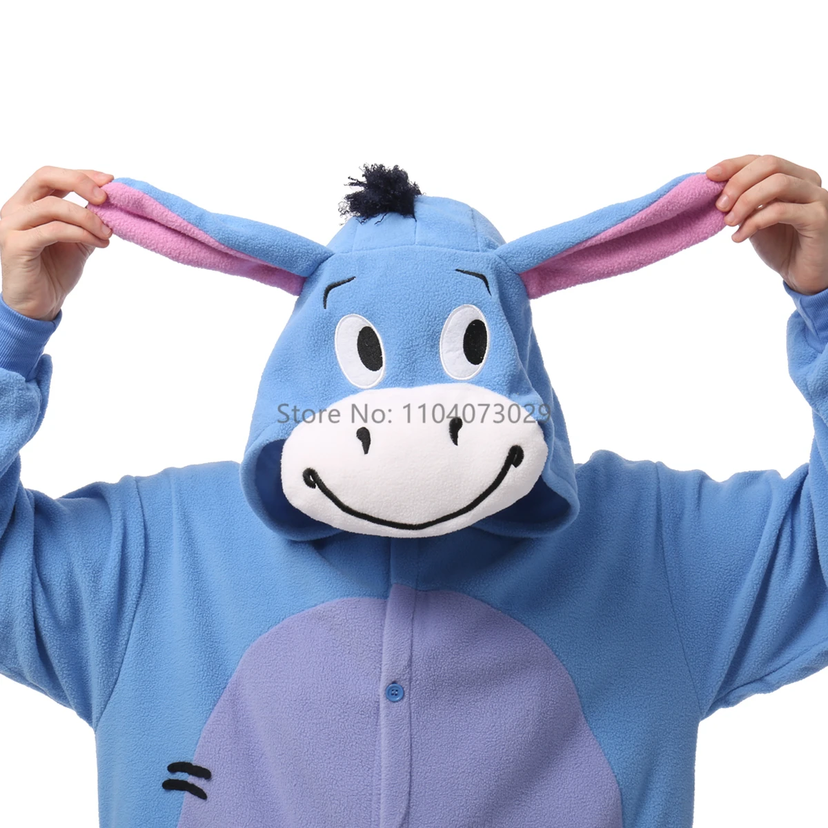 Stram pler Tier Kigurumi Pyjama Halloween Stram pler Erwachsene Kinder Cartoon Esel Pyjama Cosplay Party Frauen Männer Homewear