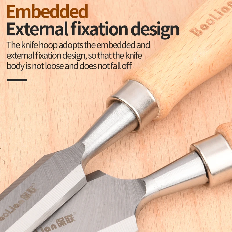 Ciseau de travail de calcul Carimplanté, demi-gouge, travail de calcul plat, sculpture, outil multifonctionnel, coupe de calcul, couteau carimplanté, ensembles d'outils à main