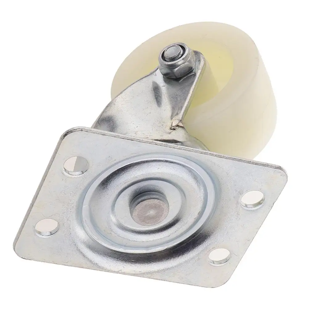Swivel Caster Wheels Heavy Duty Nylon Ball Bearing Shock Absorbing Dual Locking Replacement Wheels for Tool Boxes Amps