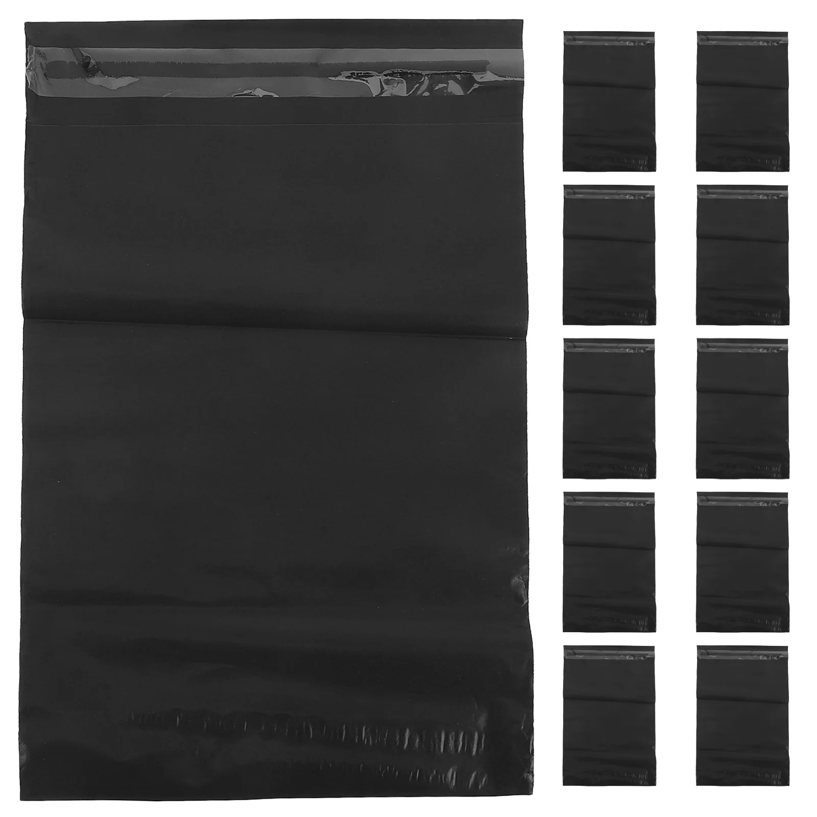 100 قطعة أكياس الارسال مقاوم للماء الذاتي ختم بولي مغلفات بريدية أكياس شحن بلاستيكية كبيرة لأعمال وثائق الملابس #6