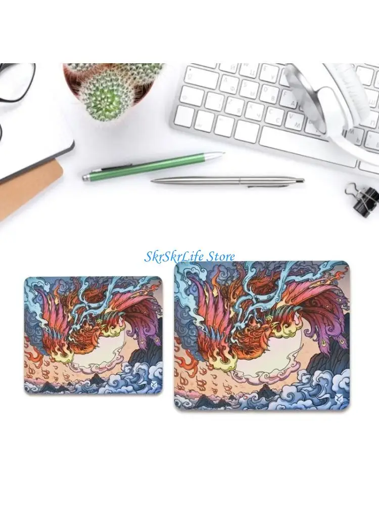 

E65e mousepad китайская культура GD1 Тема резиновая мышиная подушка не скольжение высокой плотности
