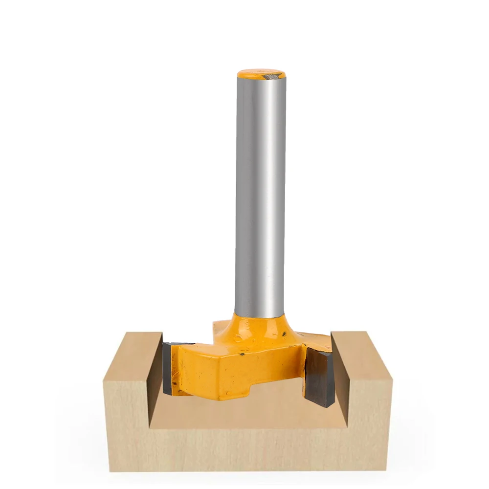 Rechte Rand Inlassen Frees Snijden Handvat 6Mm Schacht Voor Hout Houtwerk 3 Tanden T-Slot Router Bit frezen