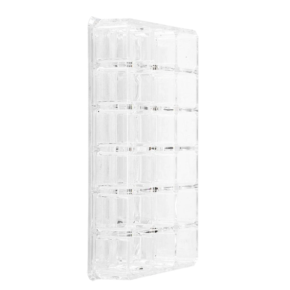 

18-Grid Lipstick Organizer Transparent Storage Box Makeup Display Stand for Lip Gloss Nail Polish Essential Oil Holder