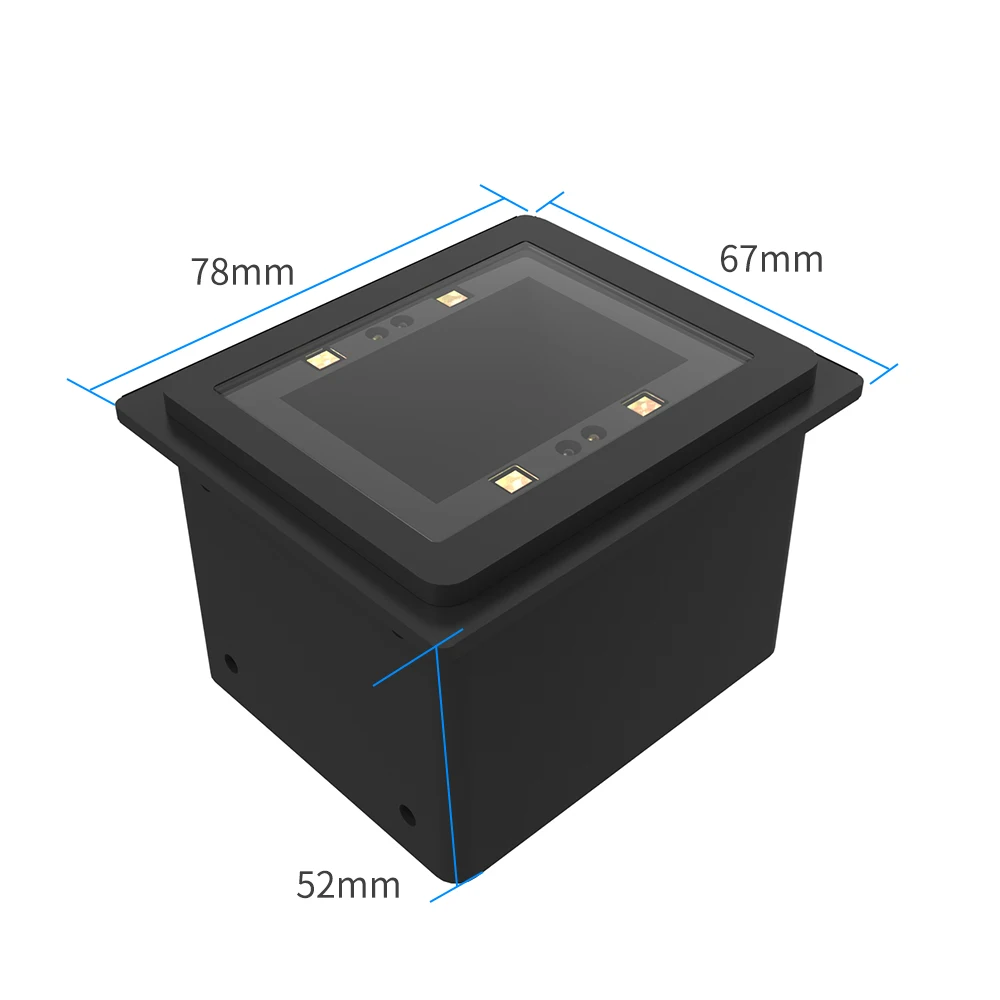 Embedded Barcode Scanner Self-Induction 1D/2D/QR Bar Code Reader Module Scanner USB Scanner Support Command Control