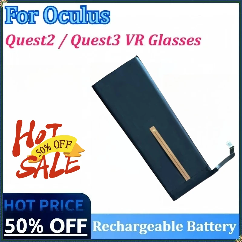 

Head Display High Quality Rechargeable Battery for Oculus Quest3 Quest2 VR Glasses Helmet Battery