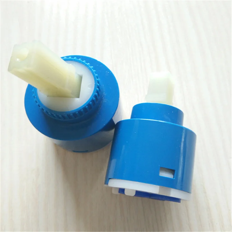 35/40mm Ceramic Disc Cartridge Mixer Faucet Thermostatic Cartridge Faucet Disc Valve PP Plastic Ceramic Cartridges For Mixer