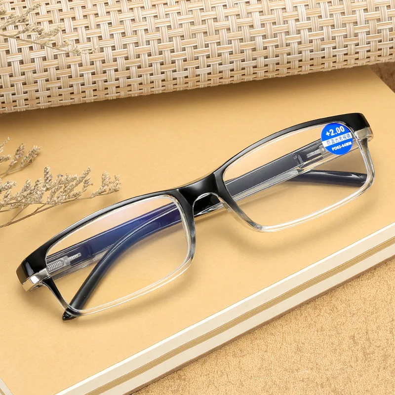 

Reading Glasses Men Anti Blue Ray Presbyopic Eyeglasses Computer Prescription Eyewear With Degree +1.0~+4.0 MYT_0503