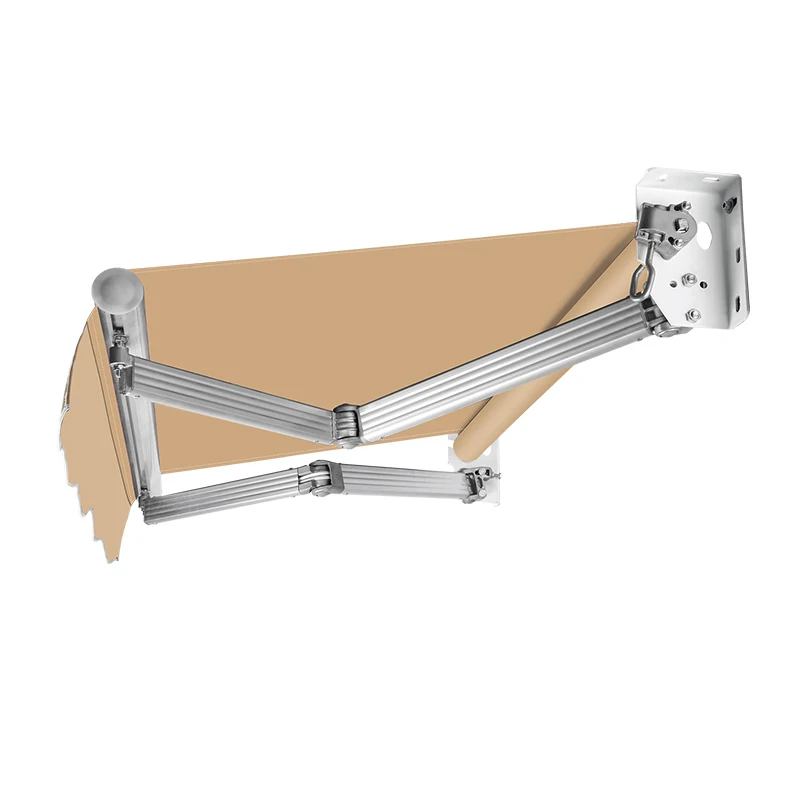 Electric Telescopic Patio Awning  Waterproof Folding Arm Rain Shelter for Courtyard  Balcony & Outdoor Gate  Remote Control