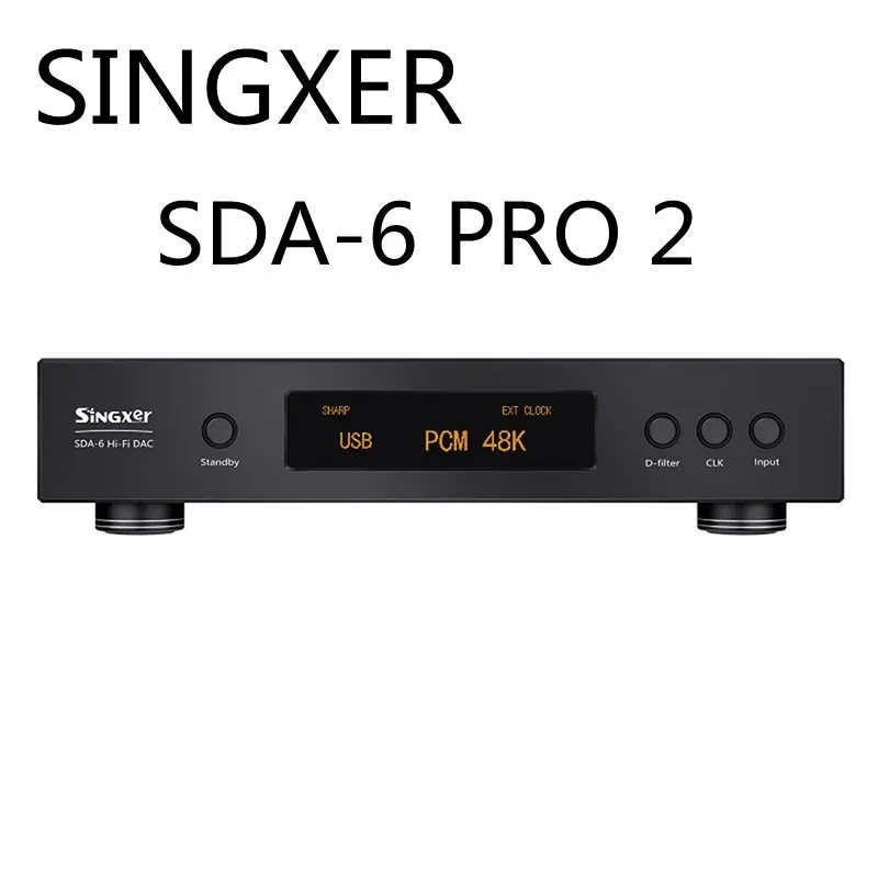 Singxer SDA6 Pro 2 Digital Audio Decoder HIFI DAC AK4191 AK4499EX*2 Interface USB Native Source Hard Decoding DSD512 sda 6 pro2