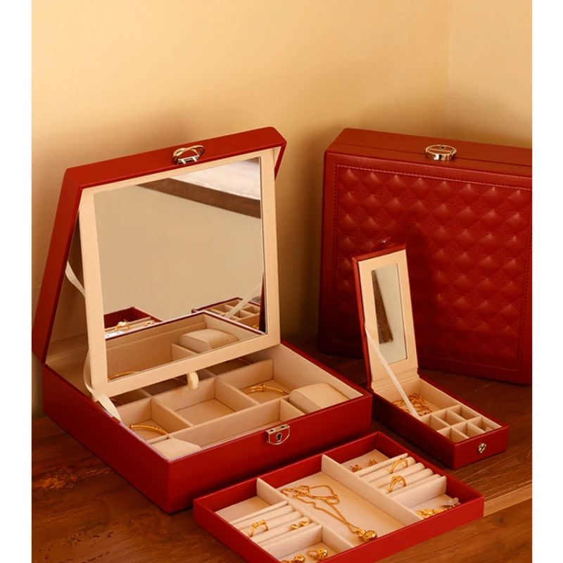 

Box dowry, three gold engagement box, dowry hardware storage , wedding gift for wife's birthday.