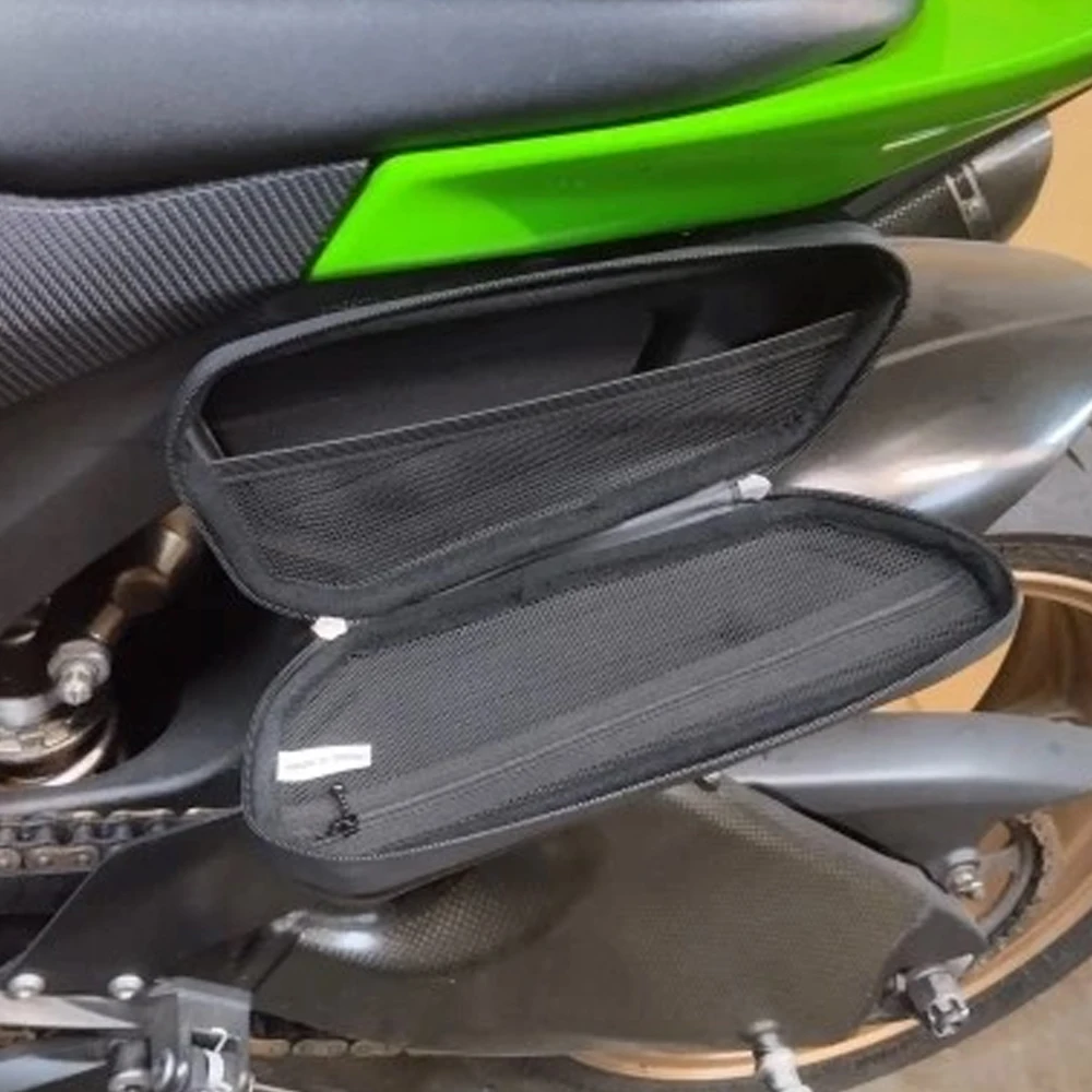 اكسسوارات الدراجات النارية حقيبة للحمل مقاوم للماء النايلون أكياس جانبية أسود هارد شل دراجة أكياس دراجة هوائية جبلية مثلث الحقيبة أجزاء