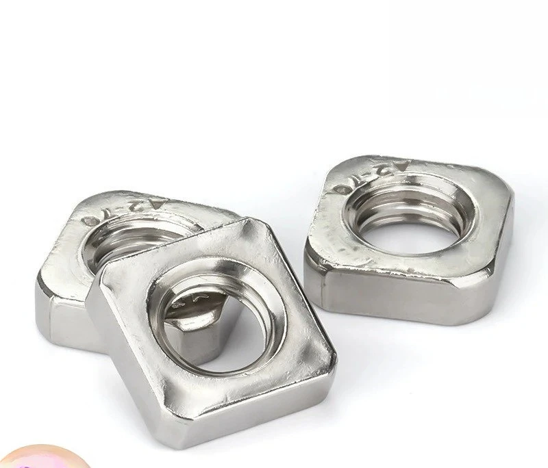 304 stainless steel square nut DIN557 square nut square nut M3-M12