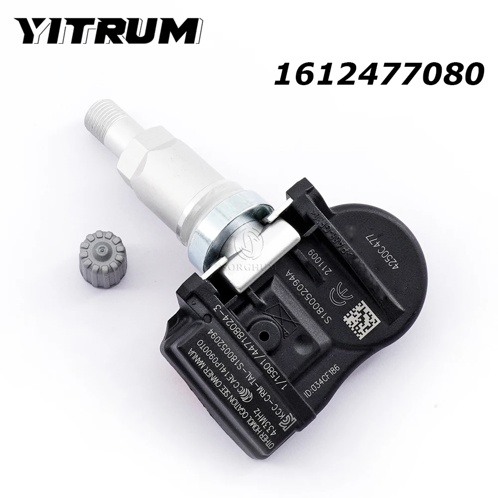 

Датчик давления в шинах YITRUM TPMS 1612477080 для Mitsubishi Montero Eclipse Cross Mirage ASX Fiat 500X Fullback 4250C477