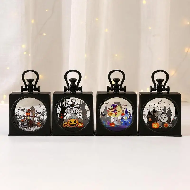 Halloween Hand Lamp Creative Decorative LED Candles Indoor Halloween Lights Multipurpose Halloween Lanterns Halloween