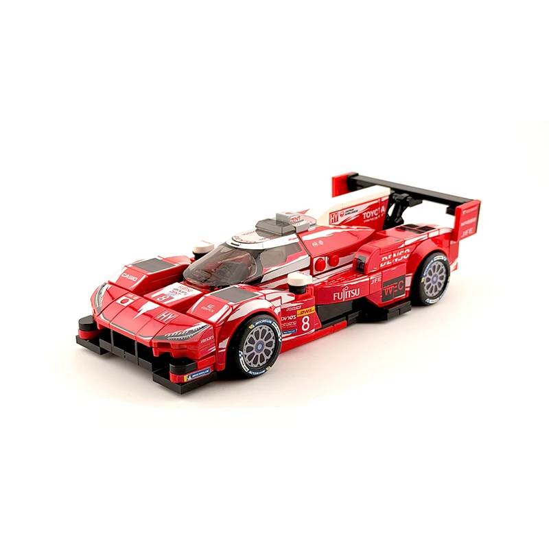 City Car Speed Racing Model MOC Building Bricks Sportscar TR010-7 Modular Technology Gifts Holiday Assemble Children Toys Suit view 5