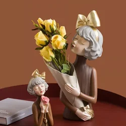 Nordic Butterfly Fairy Girl Figurines, Room Decor Accessories, Kawaii Dressing Table Crafts, Statue, Birthday Gift for Girl