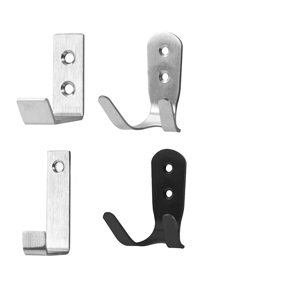 Easy Install Towel Holder Accessory J Hook Holder Heavy Duty Hooks Easy Installation Hanging Hardware Included