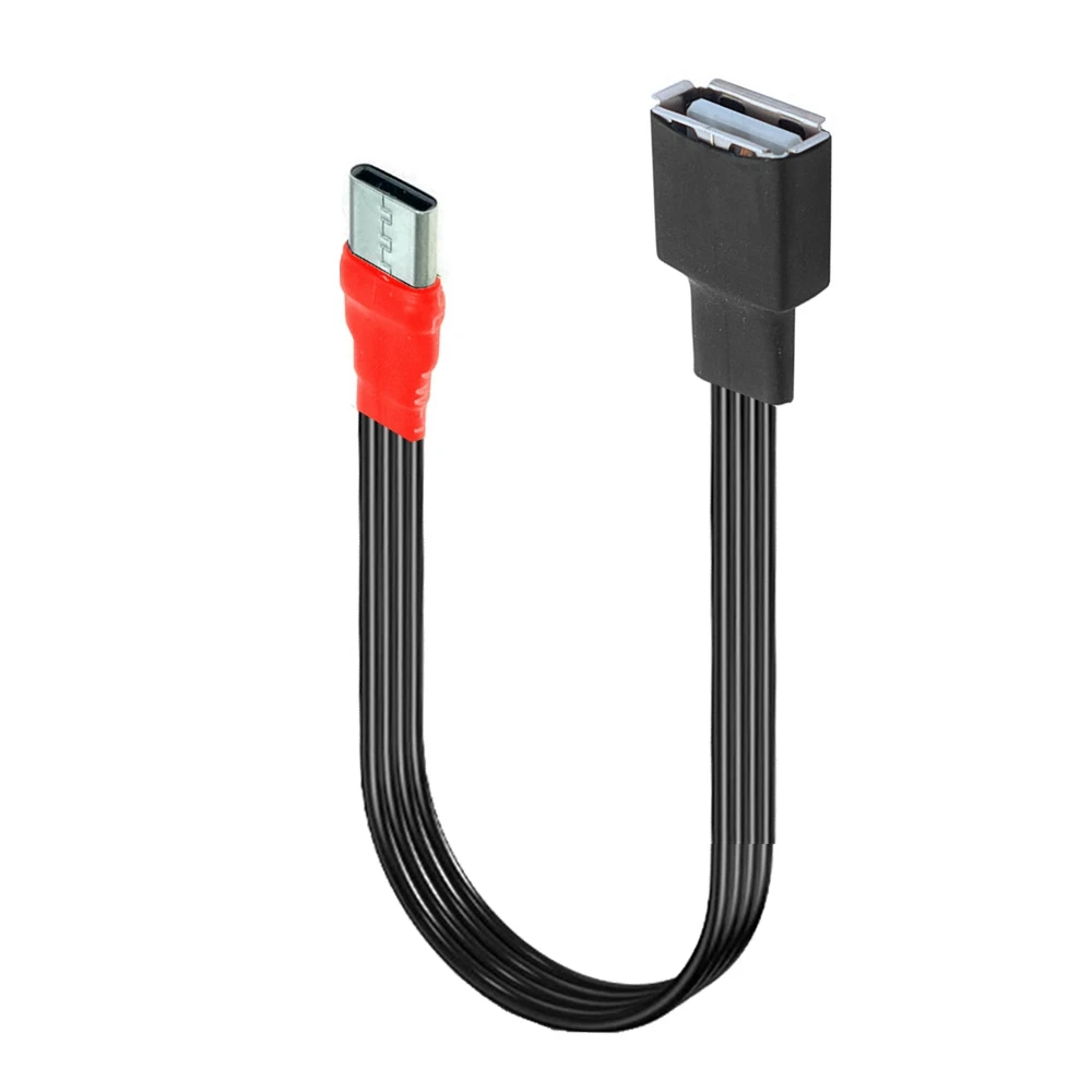 10CM 20CM 30cm Type C OTG Cable to 90 Degree Micro USB MINI USB, DAC Cable for Android Phone, Transmission Line Decoding