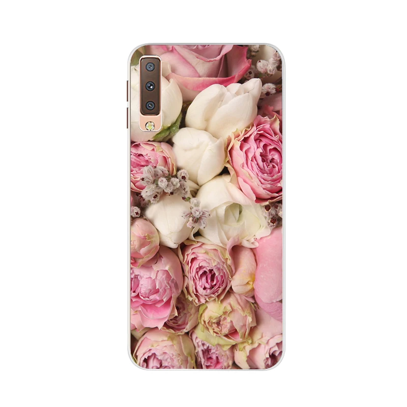 Dla Samsung Galaxy A7 przypadku A7 2017 2016 2015 przypadku miękka Tpu pokrywa Samsung A7 2018 A 7 A750F A700F A710F A720F krzemu skrzynka Coque