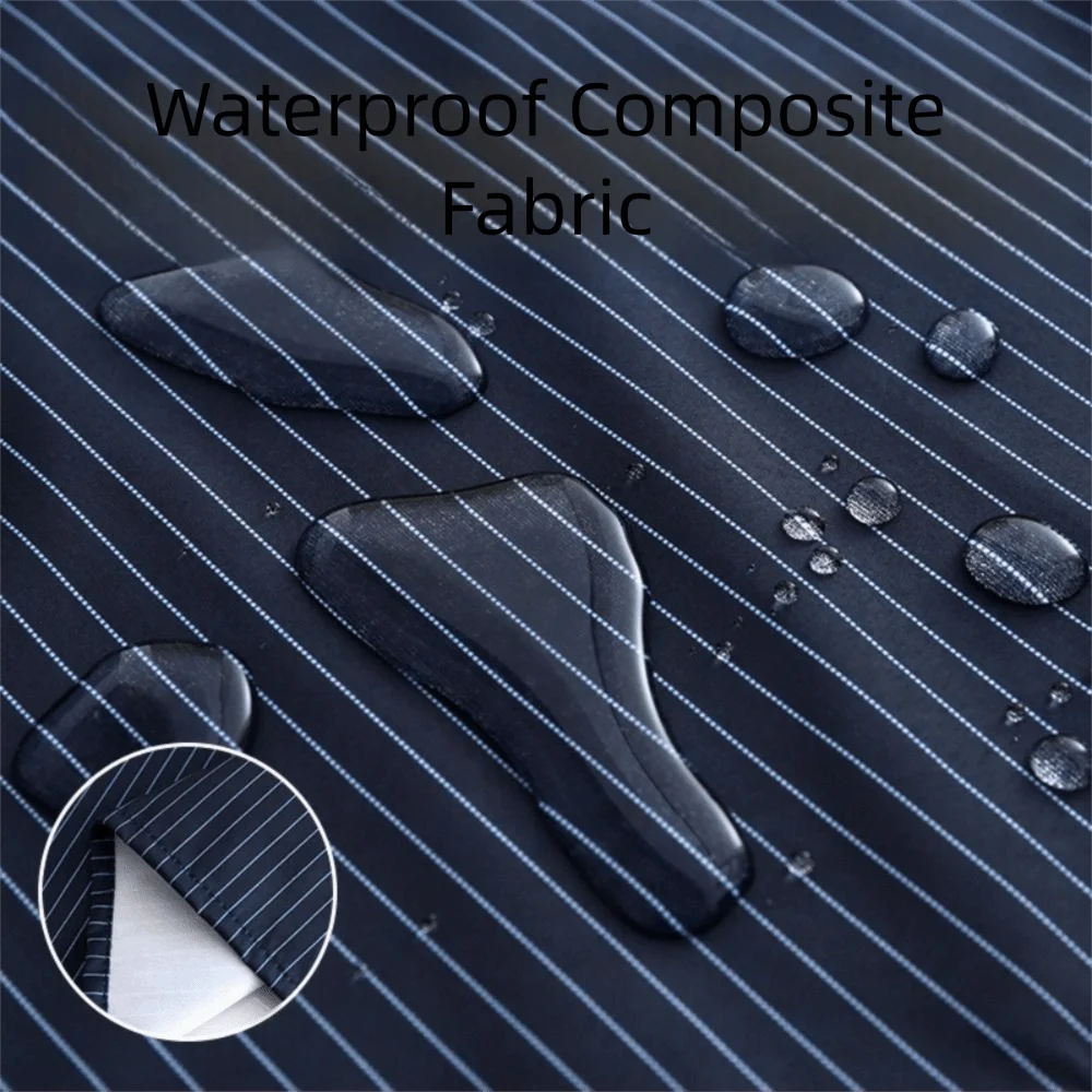 Waterproof Kitchen Cooking Apron Stain-proof Breathable Household Work Apron Protective with Detachable Towel