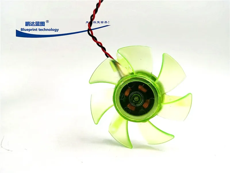 pa Blueprint 48 * 10mm Transparent 12V Graphics Card 38mm Hole Spacing Isosceles 4.8cm Bracket Cooling Fan