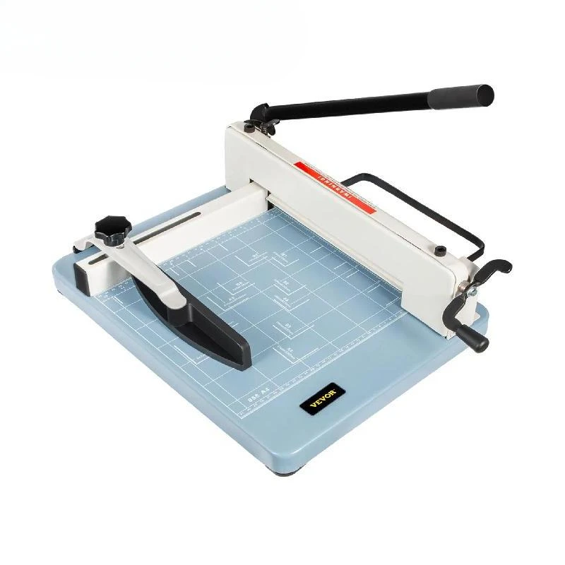 for12/17 Inch Manual Paper Cutter Guillotine Trimmer Heavy Duty 300-500 Sheets Shredder for Factory School Office Accessories