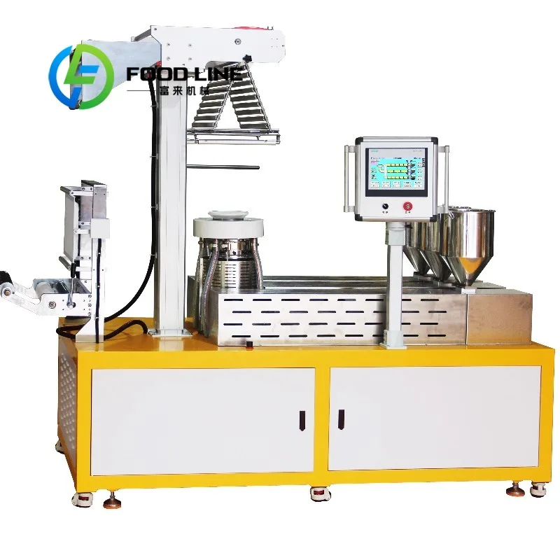 Conical Twin Screw Extruder Balanced Screw Pressure Uniform Plasticization Without Overheating Soft PVC Raw Compound Materials