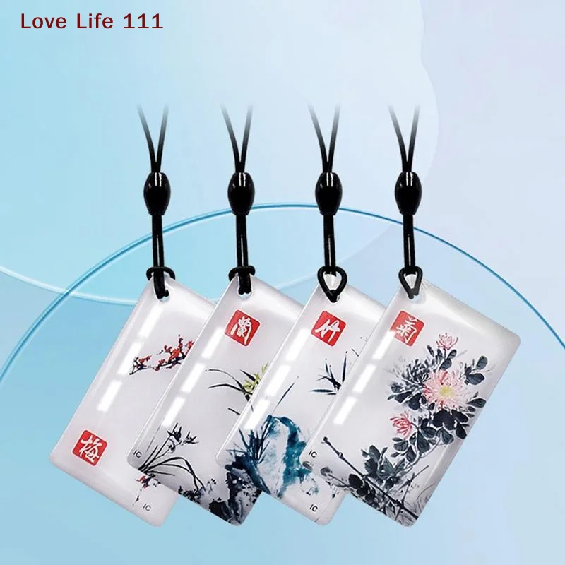 125KHz Rewritable RFID Epoxy Hang Tag T5577 EM4305 Waterproof Access Card for Villa Outdoor Gate Access