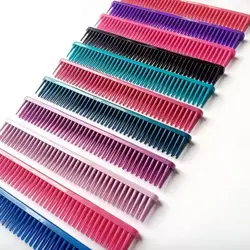 New Portable 3 Row Wide Tooth Detangling Comb Curl Defining Brush Curly Hair Brush Hair Styling Tool