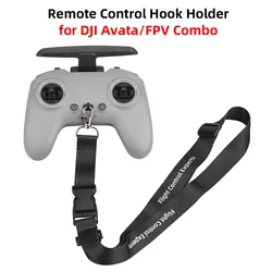 Correa de cuello con cordón para Dron DJI Avata/FPV Combo, cinturón de seguridad, soporte de gancho de Control remoto, accesorios de correa ajustables