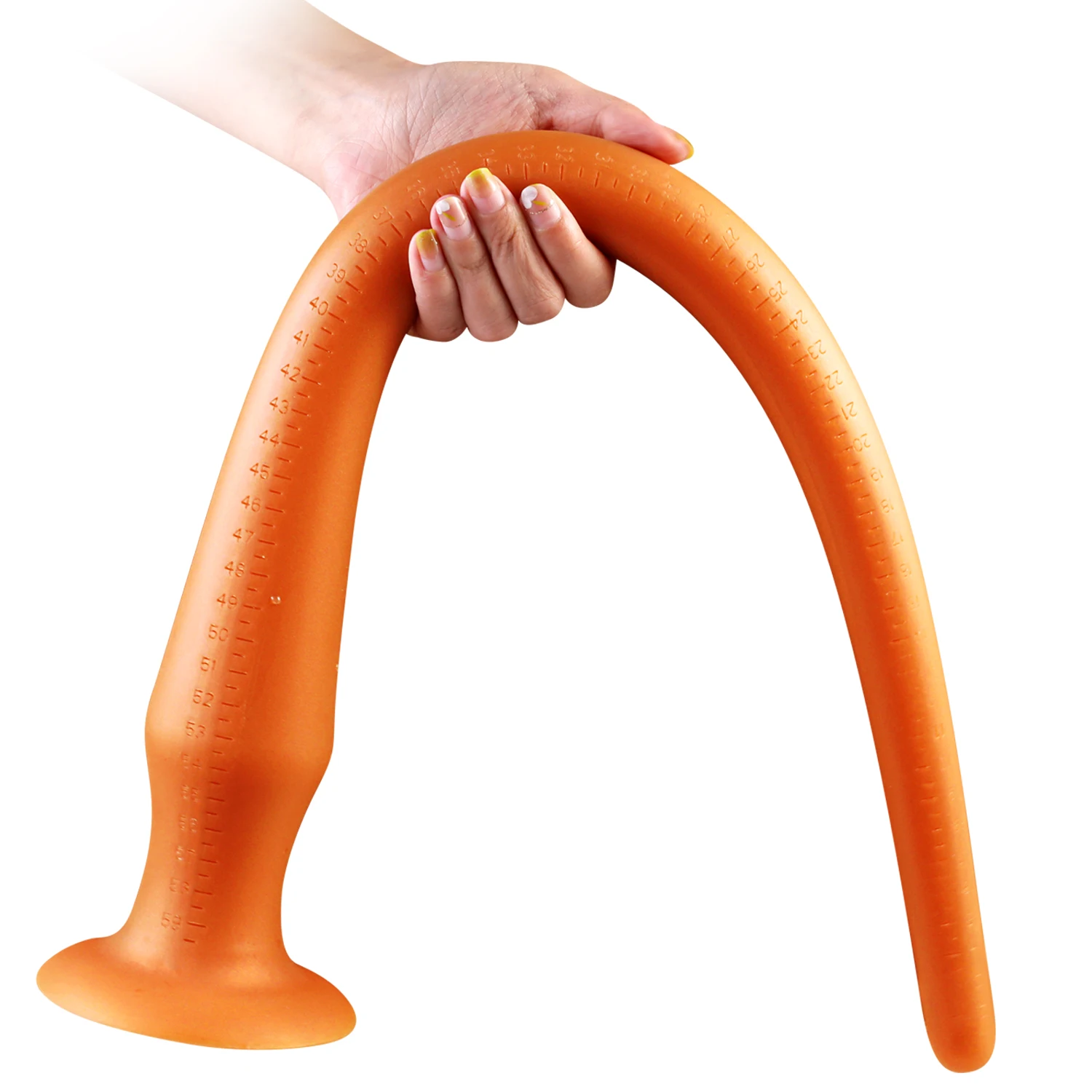 Super Long Anal Plug Dildos Stimulate Anus and Vagina Soft Anal Dilator Liquid Silicone Anal Sex Toy Butt Plug for Women and Men