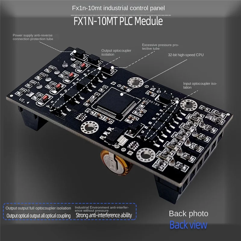 FX1N-10MT PLC плата промышленного управления + USB-TTL кабель PLC модуль аналоговый вход/выход с релейным модулем задержки направляющей